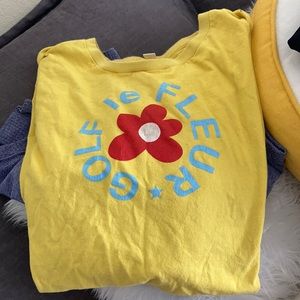 Yellow Golf Le Fleur shirt